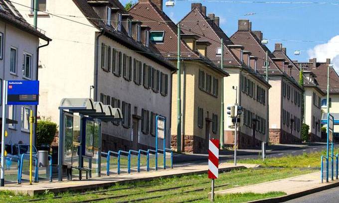 Der Stadtteil Fasanenhof ist geprägt durch genossenschaftliche Wohnungsbauten.