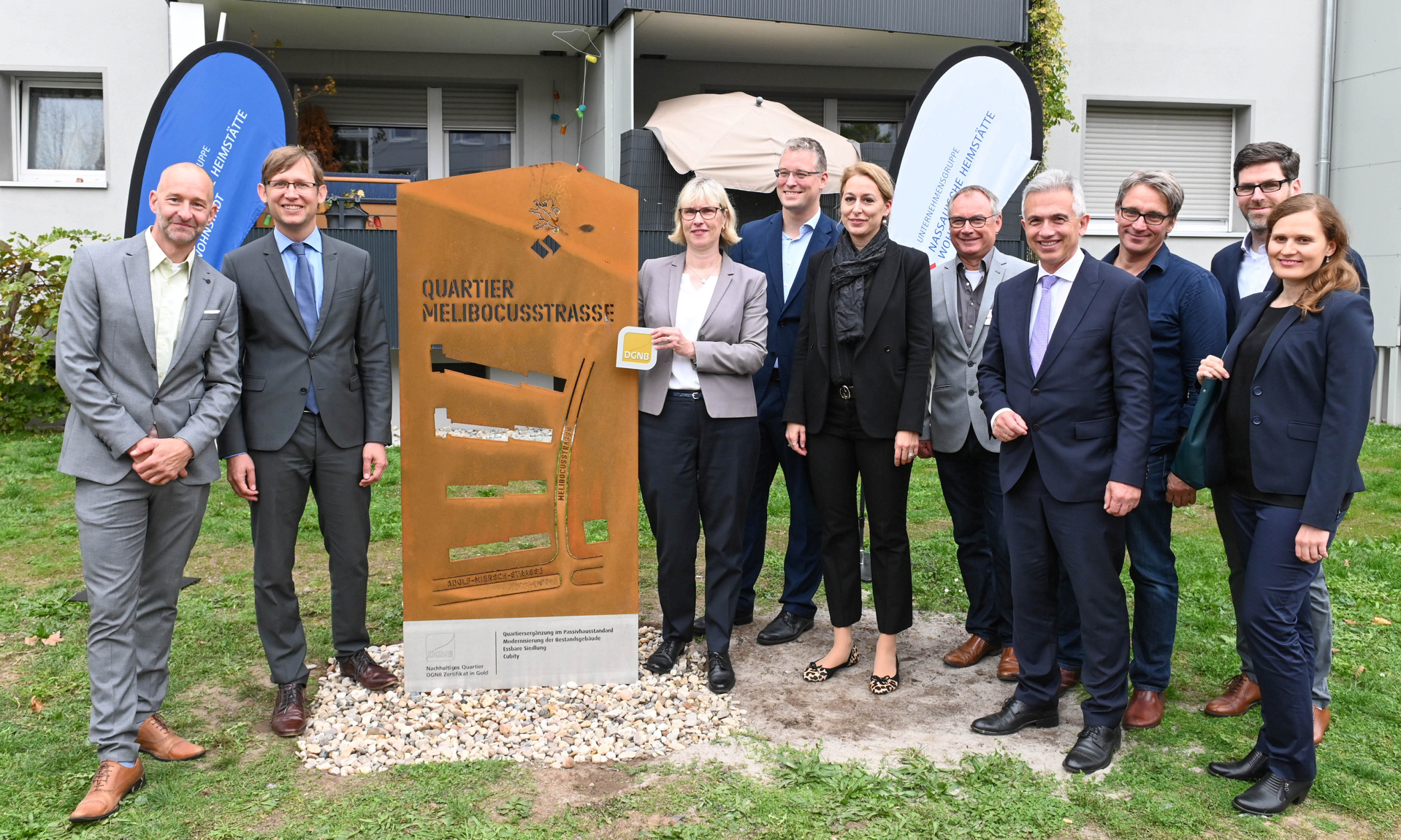 Überreichung des DGNB-Zertifikates Überreichung des DGNB-Zertifikates